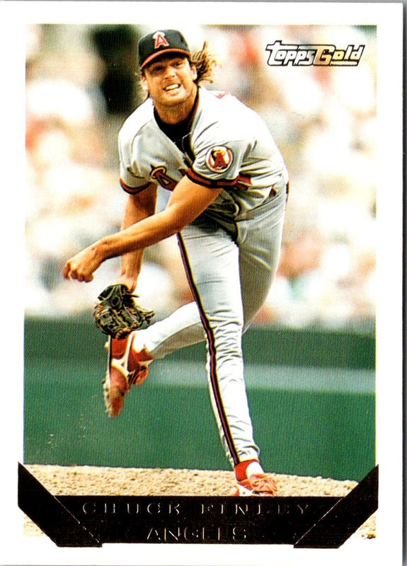 1993 Topps Gold Chuck Finley #605