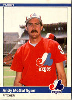 1984 Fleer Update Andy McGaffigan #U-78
