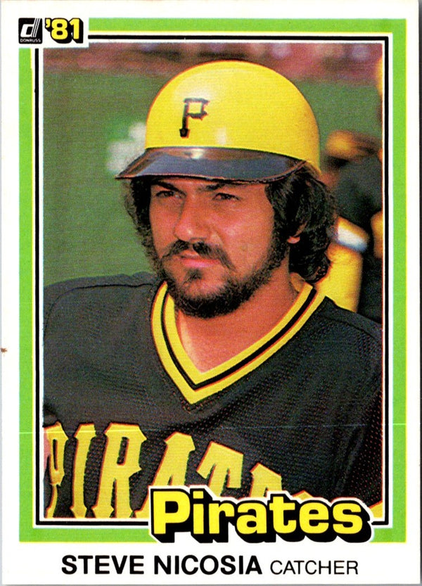 1981 Donruss Steve Nicosia #373