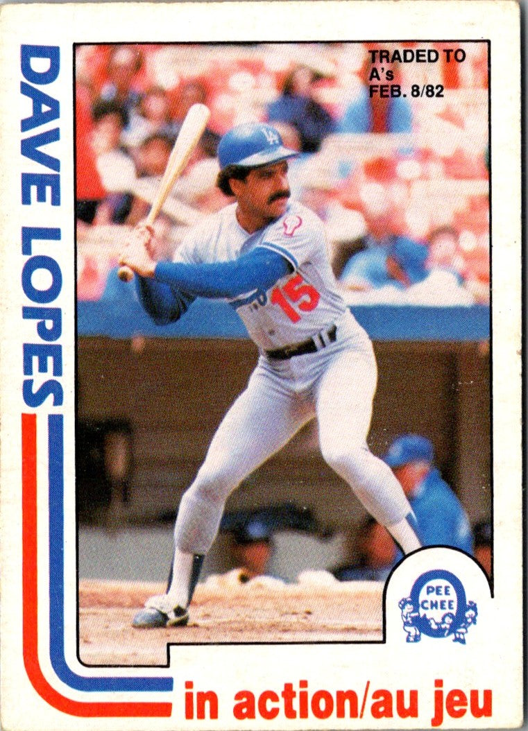 1982 O-Pee-Chee Dave Lopes