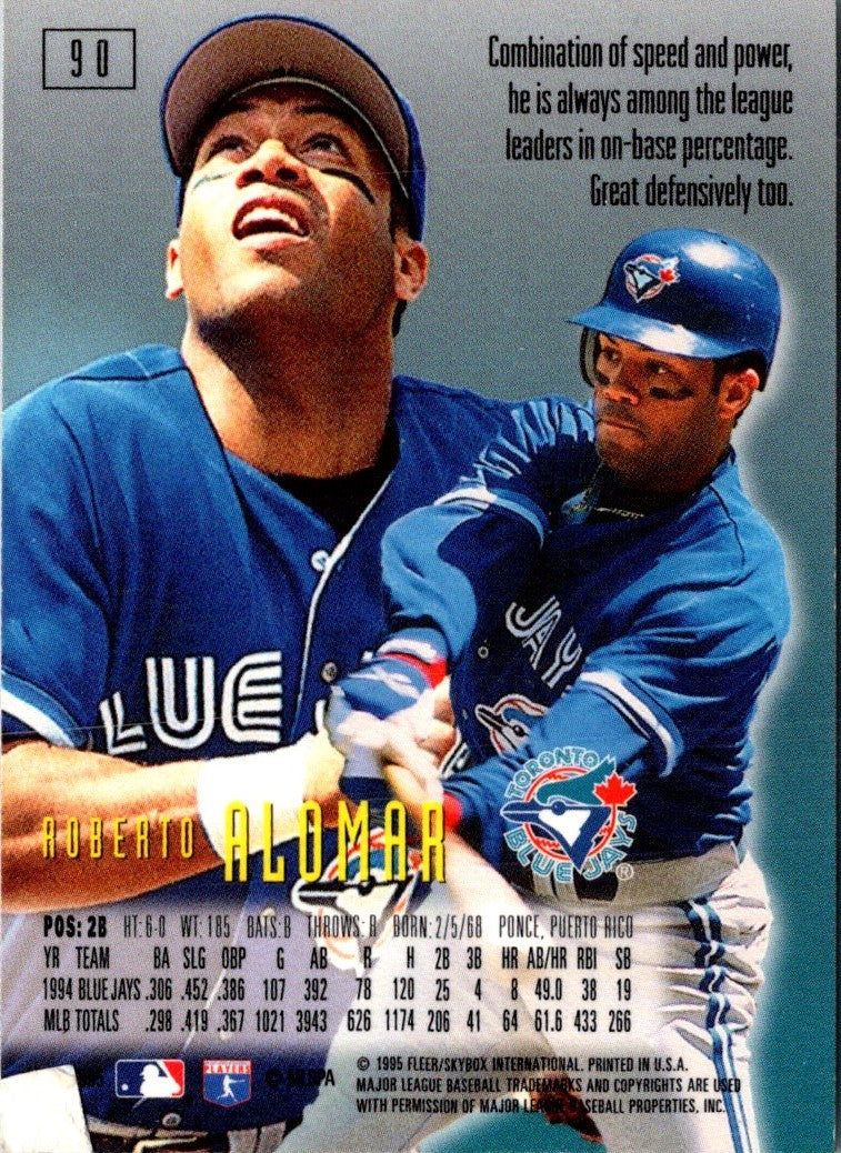 1995 SkyBox E-Motion Roberto Alomar