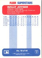 1988 Fleer SuperStars Wally Joyner #18