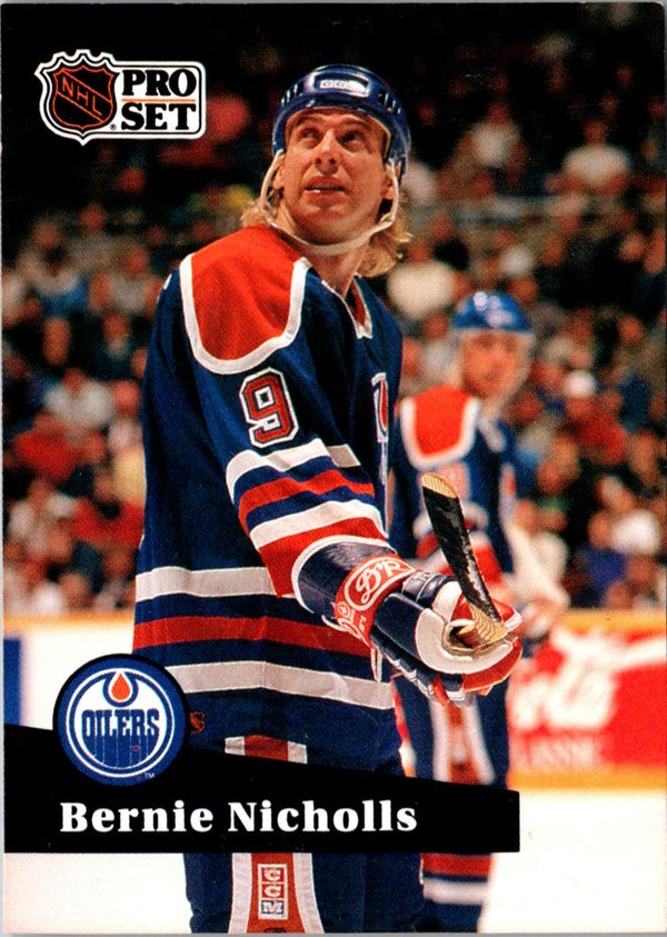 1991 Pro Set French Bernie Nicholls #386