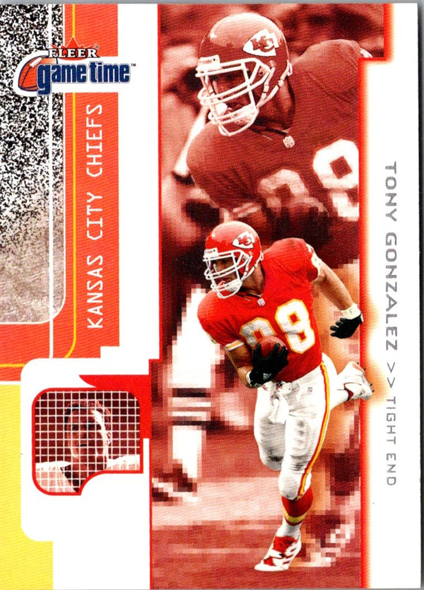 2001 Fleer Game Time Tony Gonzalez #57