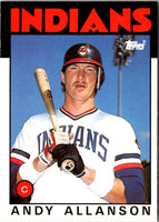1986 Topps Traded Andy Allanson #1T