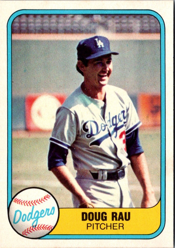 1981 Fleer Doug Rau #133