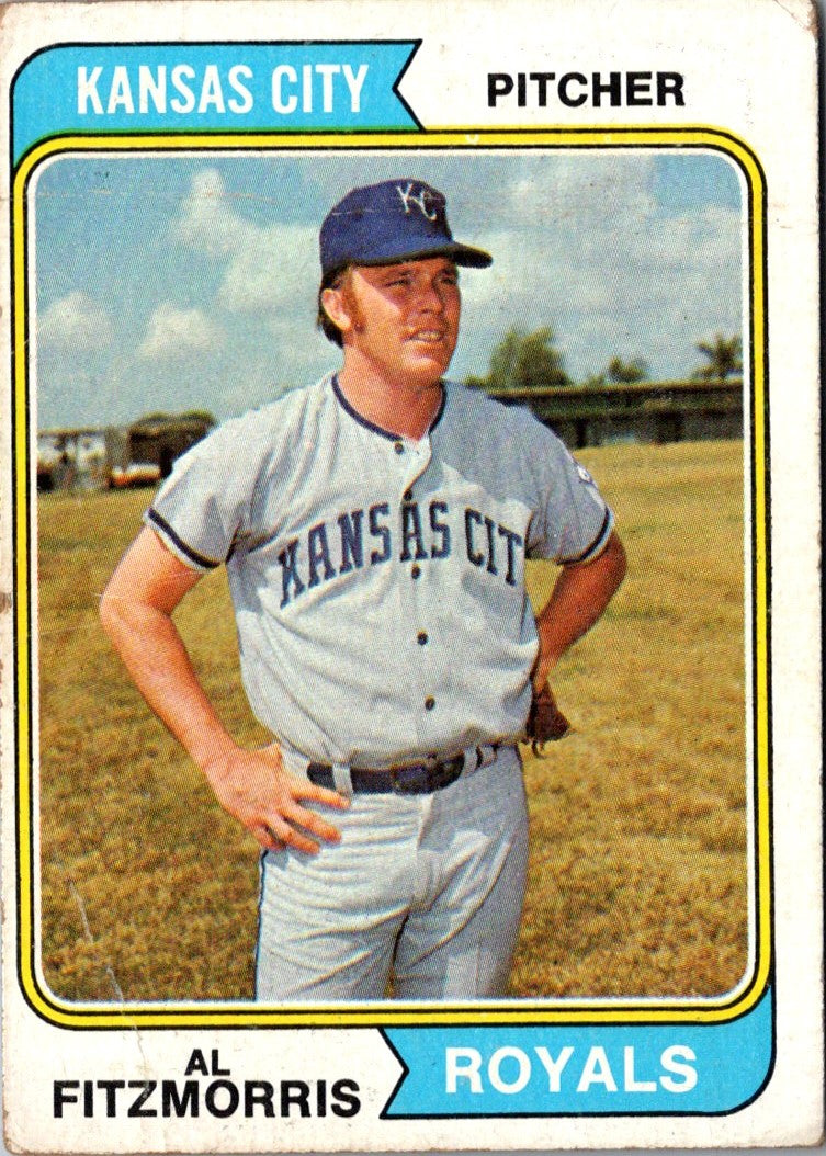 1974 Topps Al Fitzmorris