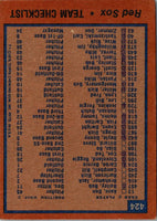 1978 Topps Boston Red Sox #424