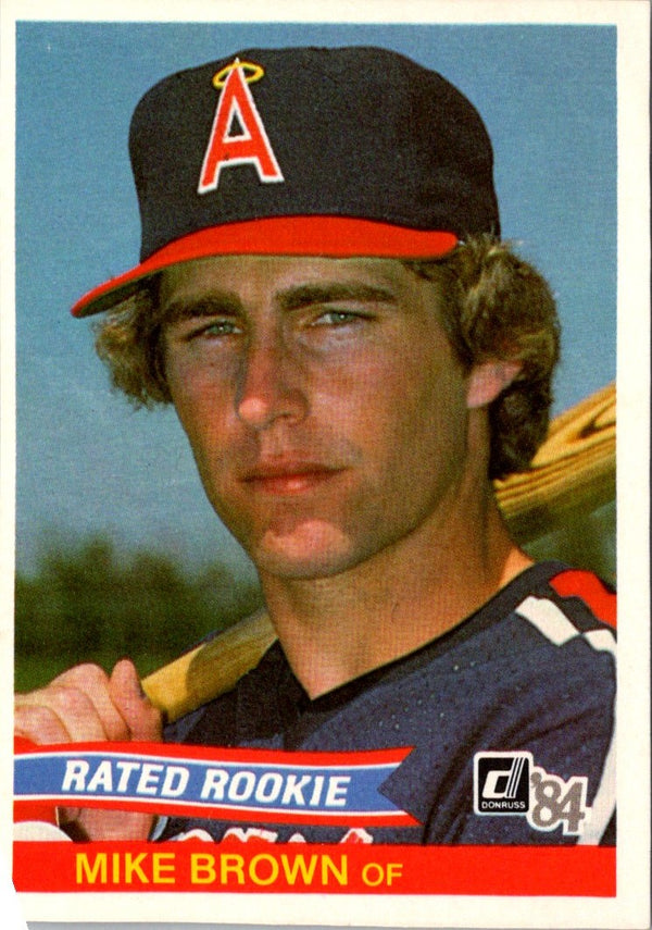 1984 Donruss Mike Brown #42 Rookie