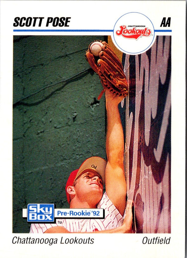 1992 SkyBox AA Scott Pose #85