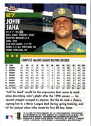 2000 Topps John Jaha