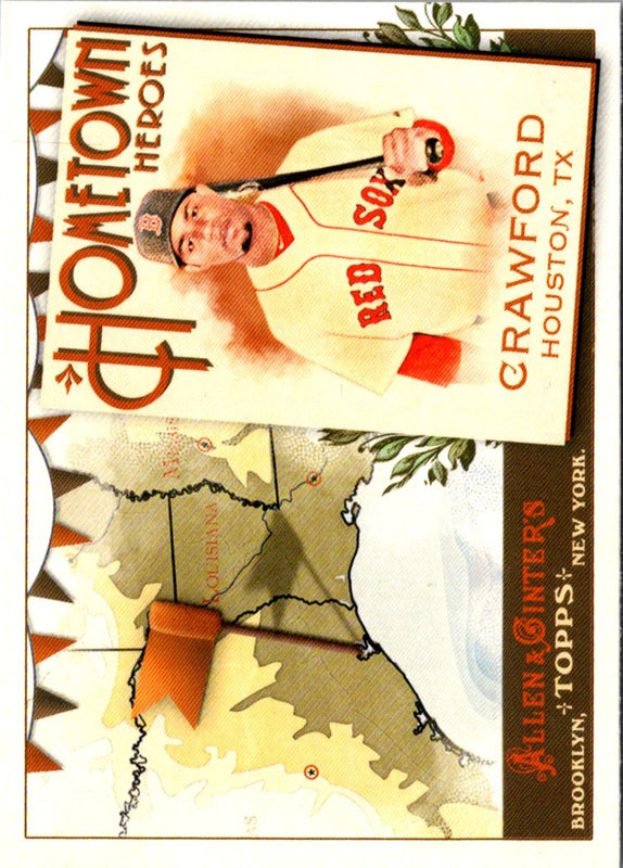 2011 Topps Allen & Ginter Hometown Heroes Carl Crawford #HH75