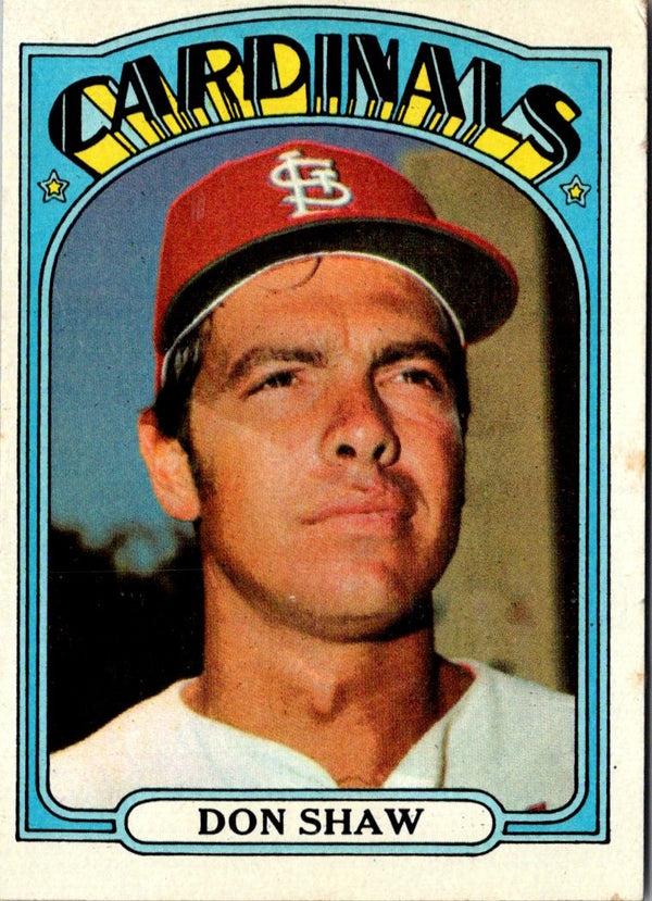 1972 Topps Don Shaw #479