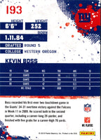 2010 Score Kevin Boss #193