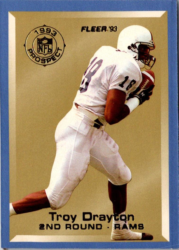 1994 Fleer Troy Drayton #128