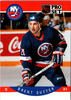 1990 Pro Set Brent Sutter #191