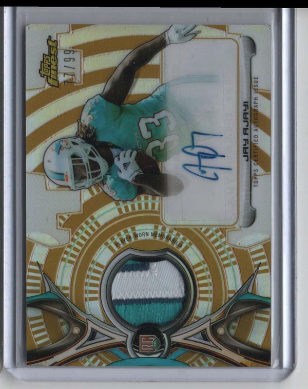 2015 Finest Refractors Jay Ajayi #AJRR-JA Autograph