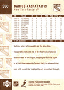 2005 Parkhurst Darius Kasparaitis