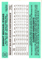 1984 Donruss Dwight Evans #395