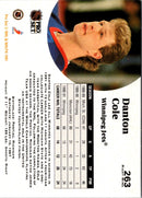 1991 Pro Set Danton Cole