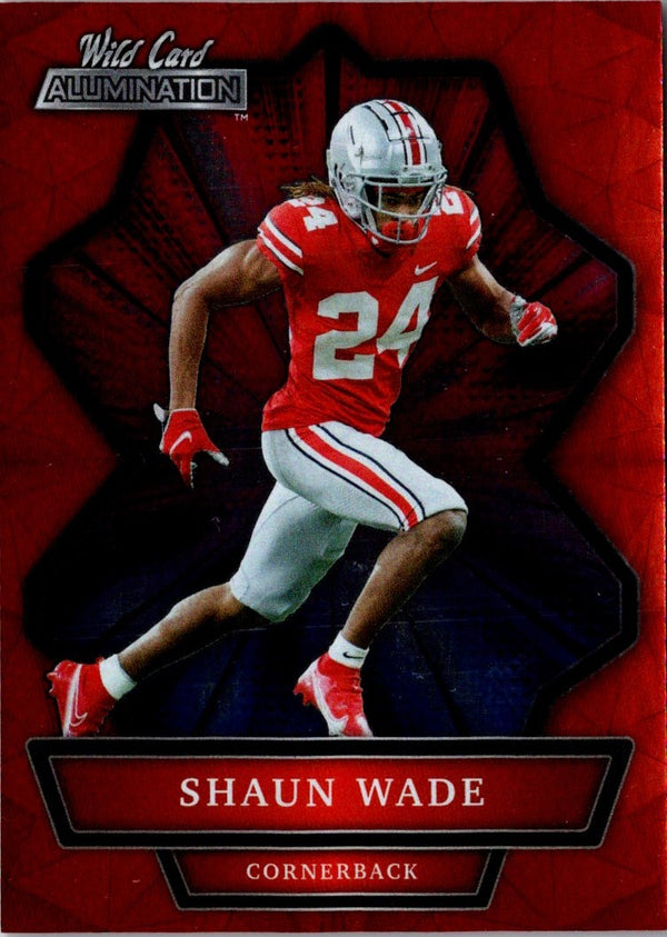 2021 Wild Card Matte White Fire Red Shaun Wade #MBC-62