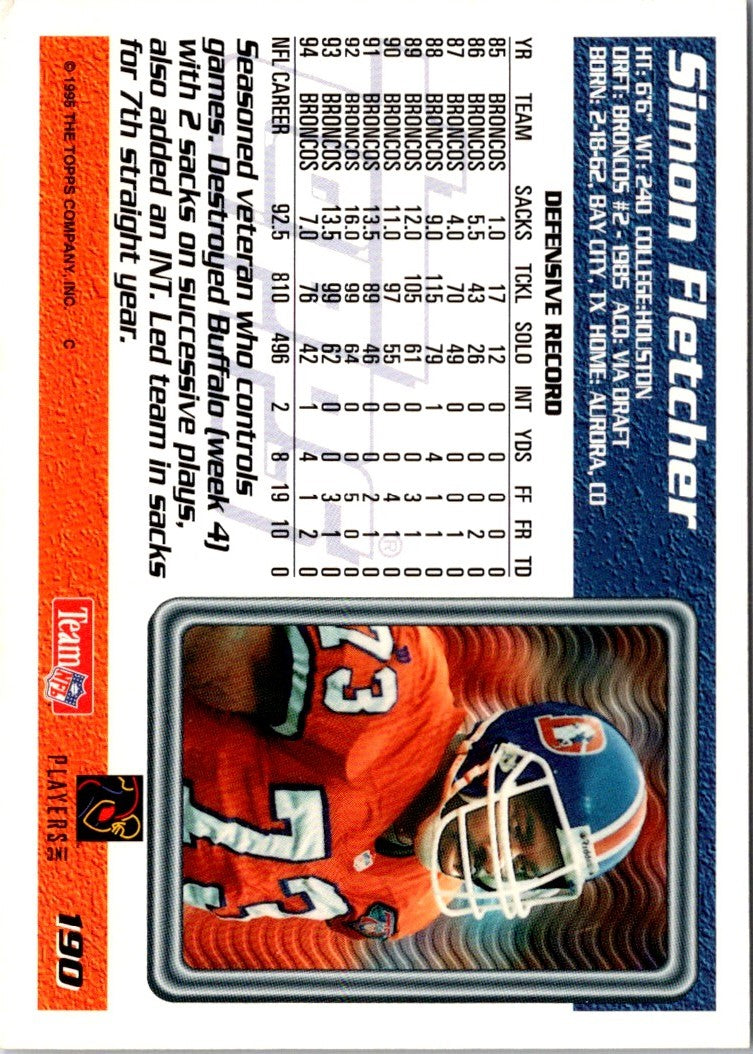 1995 Topps Simon Fletcher