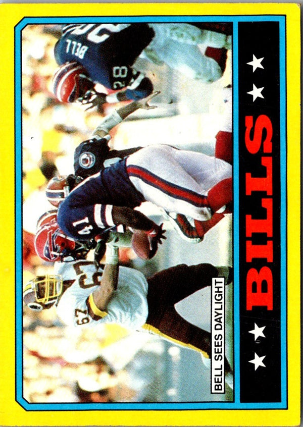 1986 Topps Bills Team Leaders #383