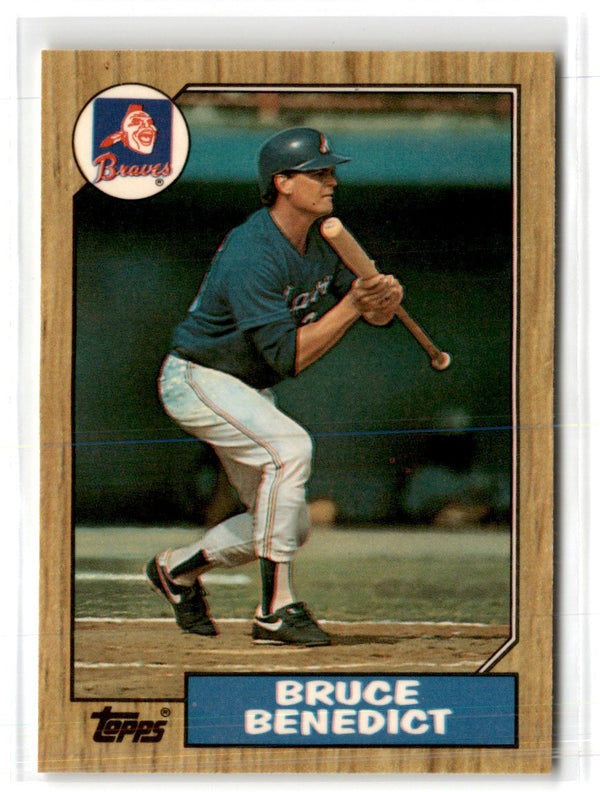 1987 Topps Tiffany Bruce Benedict #186