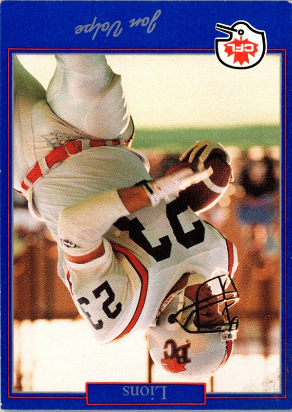 1988 Saskatchewan Roughriders Milson Jones #23