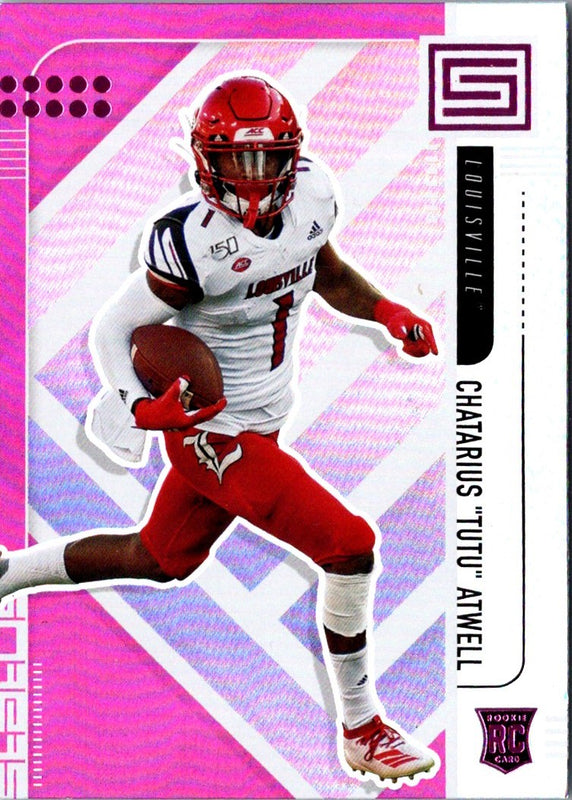 2021 Panini Chronicles Draft Picks In The Zone  Pink Chatarius Tutu Atwell #INZ-CA