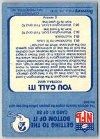 1981 Fleer Team Action Getting To The Bottom of It #81
