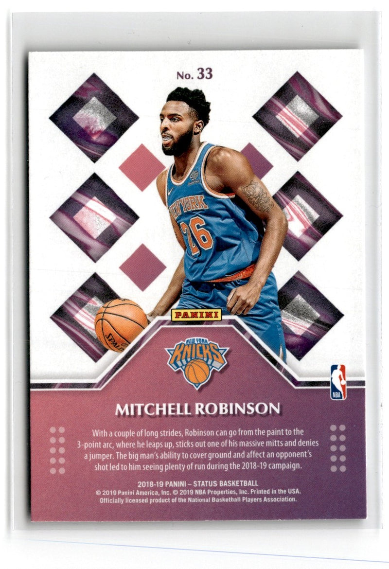 2019 Panini Select Phenomenon Mitchell Robinson