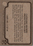 1979 Fleer Team Action Protective Pocket (Offense)