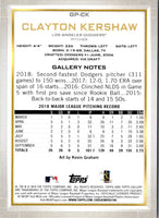 2019 Topps Clayton Kershaw #GP-CK