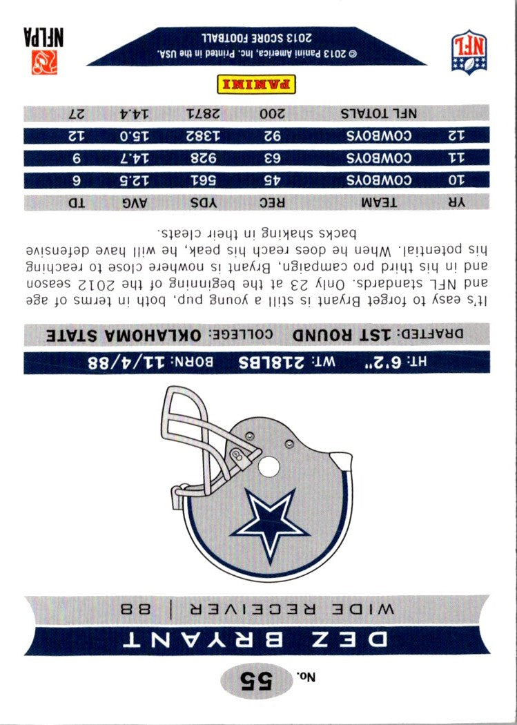 2013 Score Dez Bryant