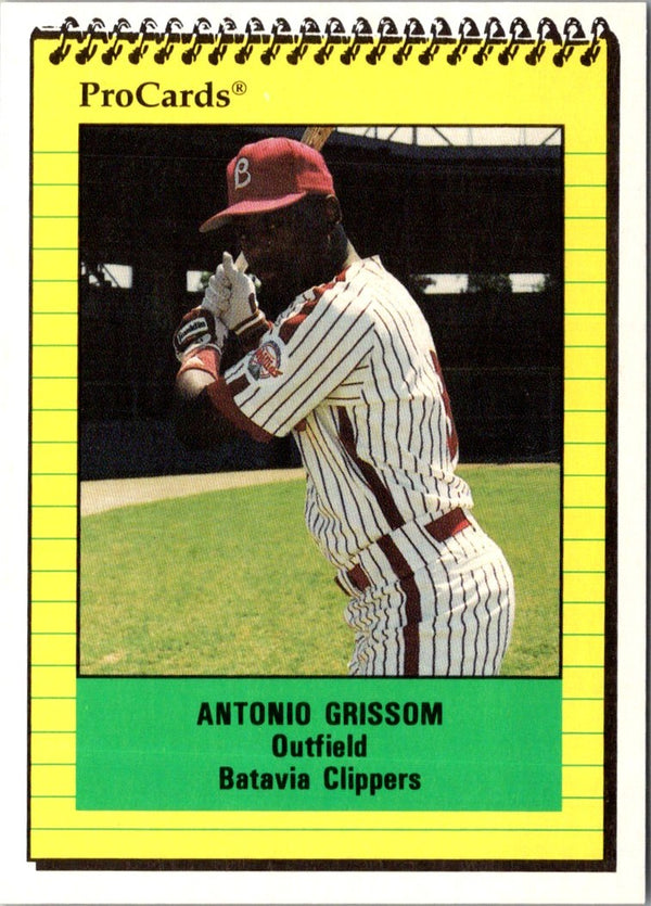 1991 ProCards Antonio Grissom #3496