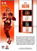 2016 Panini Contenders Andy Dalton