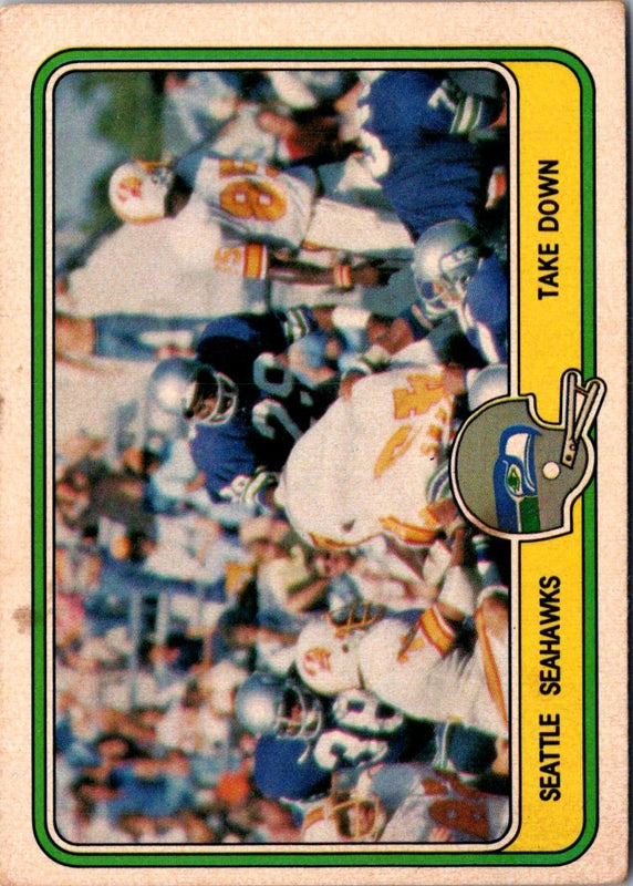 1981 Fleer Team Action Seattle Seahawks Defense #52
