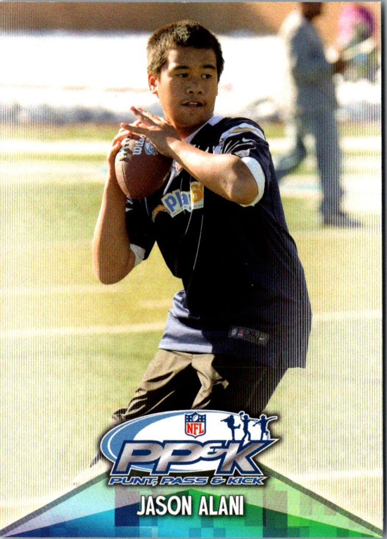 2014 Topps Punt Pass and Kick Champions Jason Alani