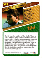1993 Topps David Alexander #543
