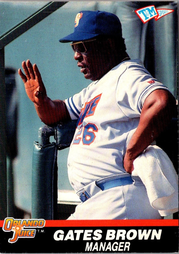 1989 T&M Senior League Gates Brown