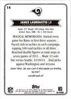 2012 Topps Magic James Laurinaitis #14