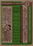 1976 Topps Dick Ruthven