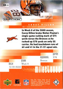 2002 Upper Deck Ovation Milestones Corey Dillon
