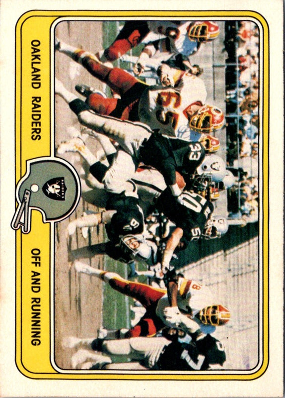 1981 Fleer Team Action Oakland Raiders Offense #39