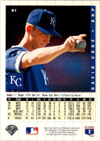 1994 Collector's Choice David Cone #81
