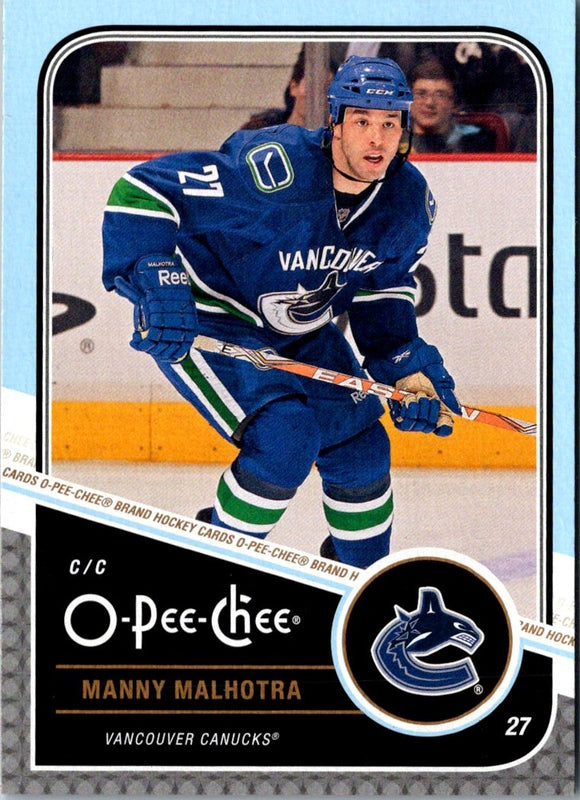 2011 O-Pee-Chee Manny Malhotra #262