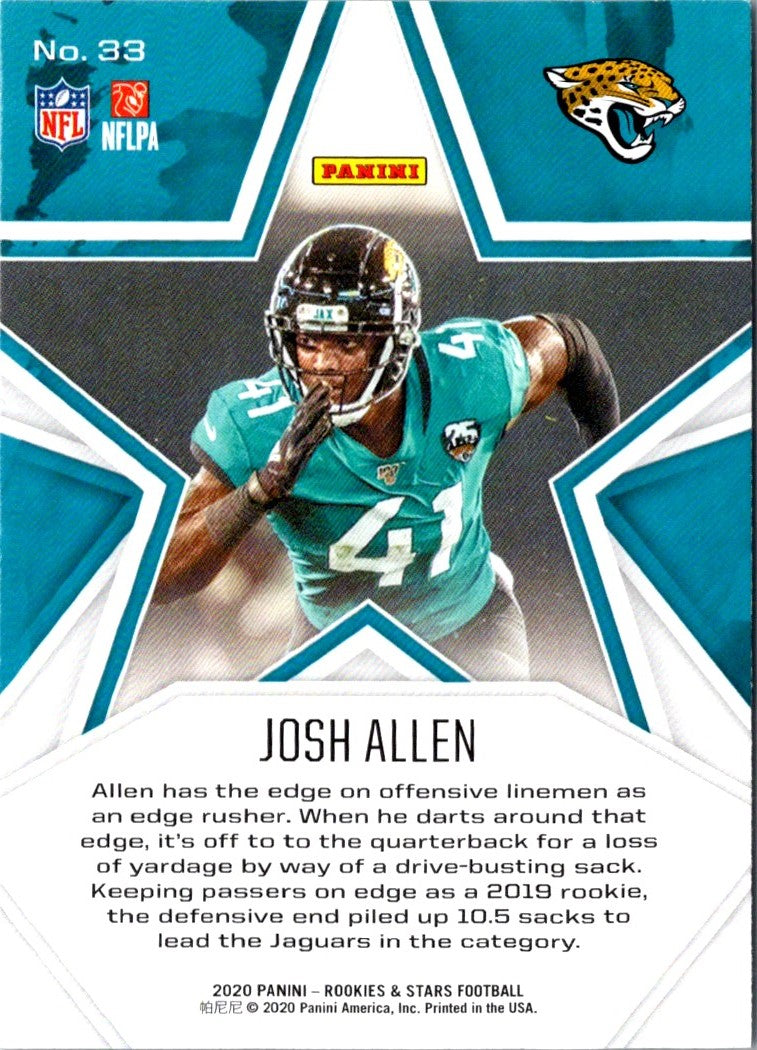 2020 Panini Rookies & Stars Josh Allen