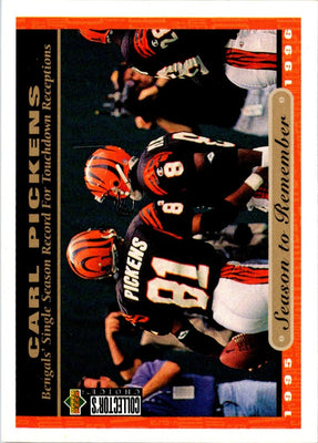 1996 Collector's Choice Season to Remember Blow-ups Carl Pickens #50