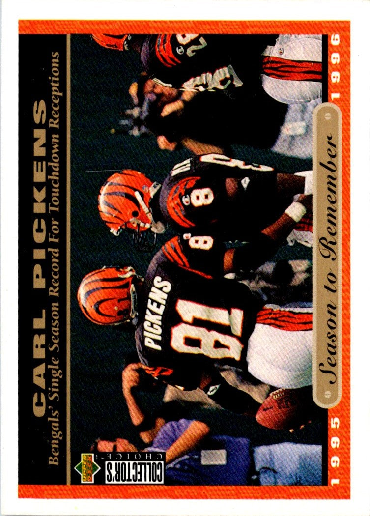 1996 Collector's Choice Season to Remember Blow-ups Carl Pickens